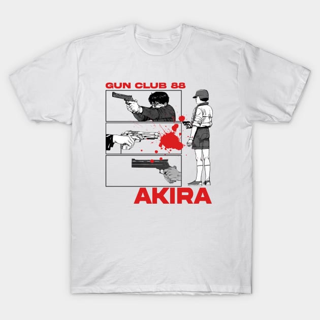 Gun club 88 akira T-Shirt by psninetynine